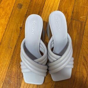 Abound Women's Cream Strappy Heels